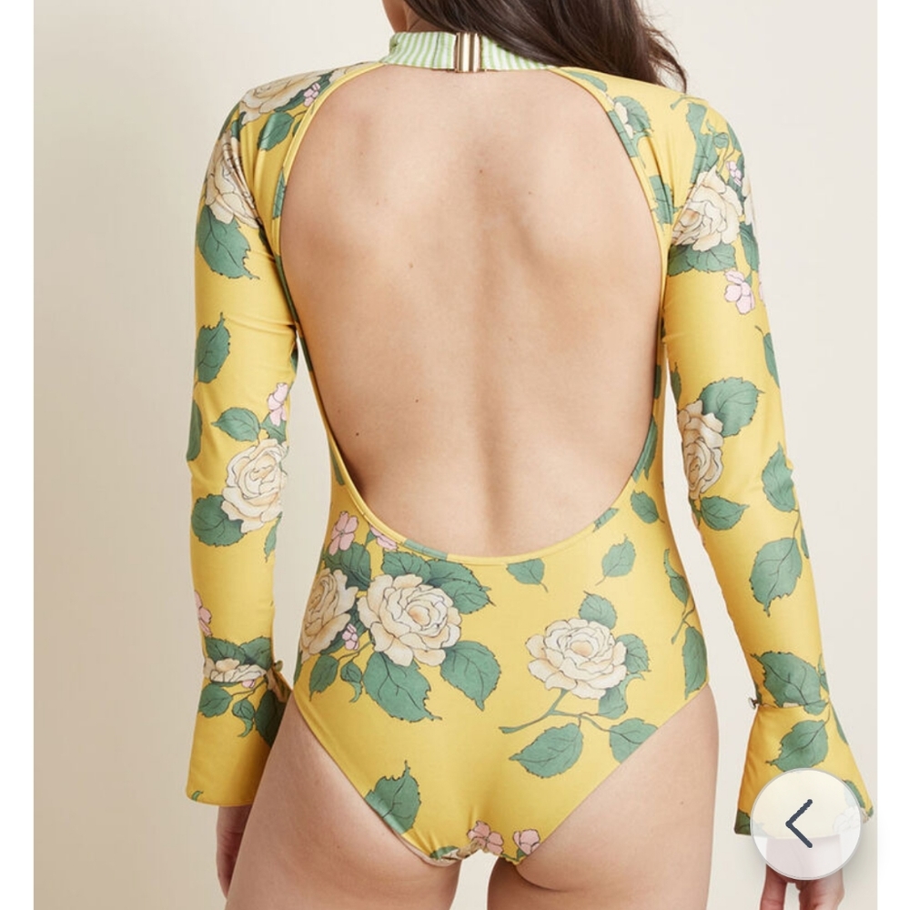 Offbeat Belle Long Sleeve One-Piece Swimsuit - Picture 6 of 9